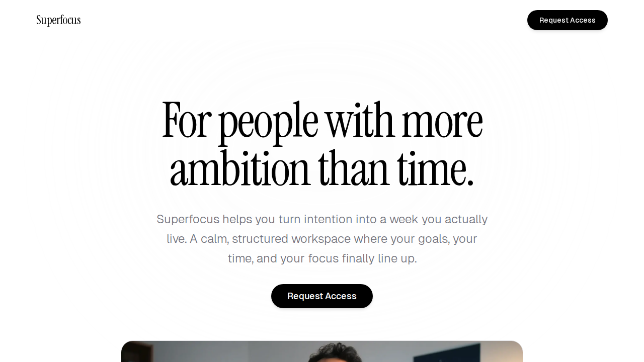 Superos product interface
